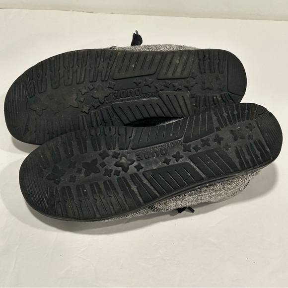 Hey Dude Men's Wally Stretch Shoes, Gray and Black, Size 8, Comfort - Picture 6 of 7